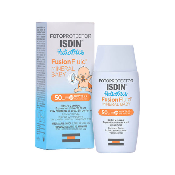 Isdin Fotoprotector ISDIN Fusion Fluid Mineral Baby Pediatrics SPF 50